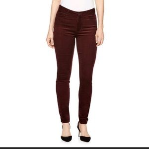 Paige Chocolate Hoxton Ultra Skinny Corduroy Jeans